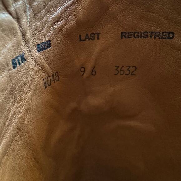 Vaccari Women's Naomi Western Game Day Leather Boots Auburn Tigers -Bone Size 9 - Picture 13 of 16